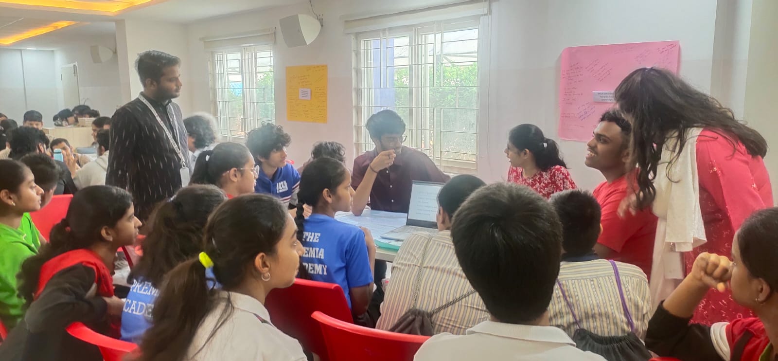 Students involved in NGO charity and social leadership activities